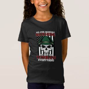 Vi har stöd för veterandagen i Lycklig T Shirt