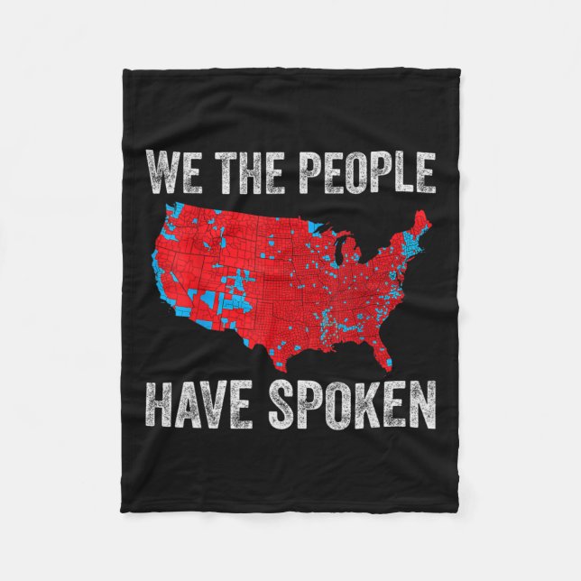 Vi har talat i Karta i valet.. Fleecefilt (Framsidan)