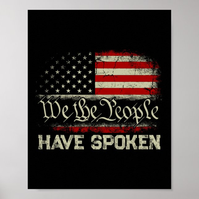 Vi har talat med Won om att välja Trump Victo Poster (Framsidan)