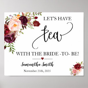Vi har te med bride marsala möhippa poster