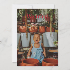 Vi har testat ett fantastiskt julfotkort för Helgd Inbjudningar