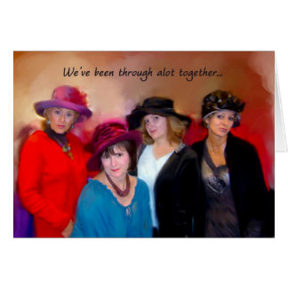 Vi har varit till och med ett lott tillsammans hälsningskort