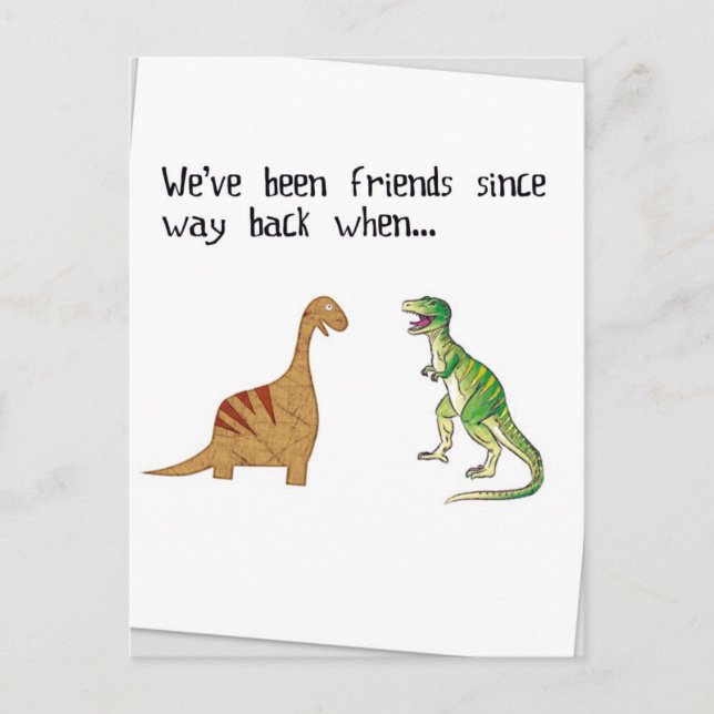 Vi har varit vänner vykort (Framsida)