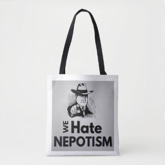 Vi hatar nepotism - Tote Bag Tygkasse