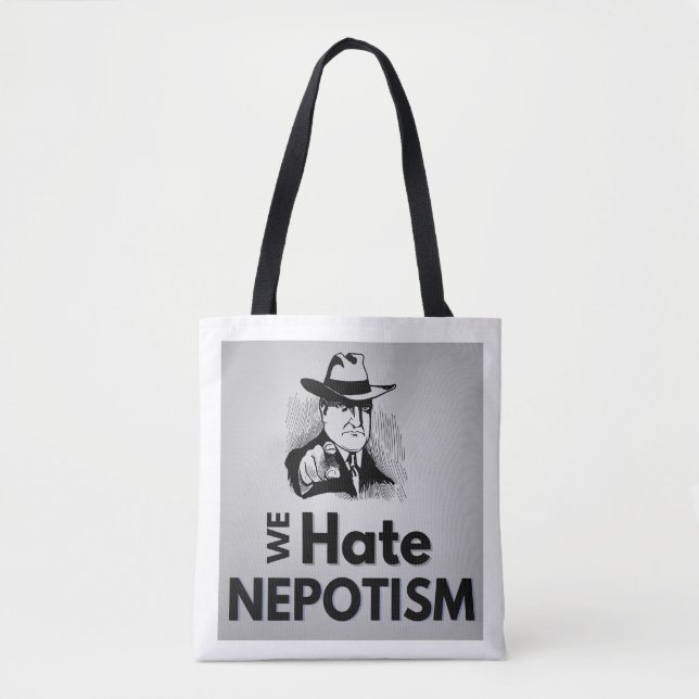 Vi hatar nepotism - Tote Bag Tygkasse (Framsida)