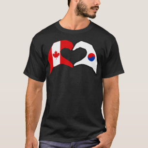 Vi Heart Canada Korea Patriot Flagga Series T Shirt