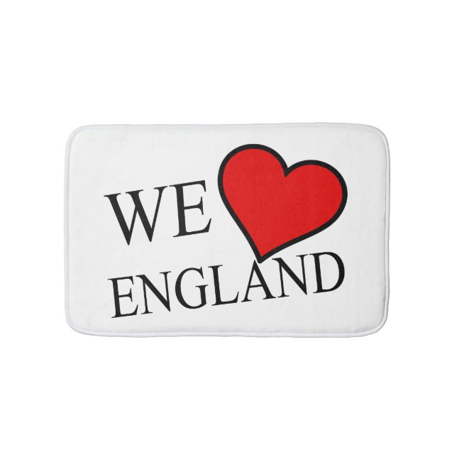 Vi Heart England bkMnt Badrumsmatta (Framsidan)