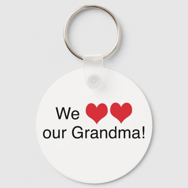 Vi Heart Grandma Nyckelring (Framsida)