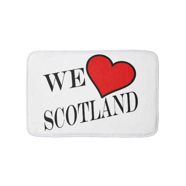 Vi Heart Scotland bk bmment Badrumsmatta (Framsidan)