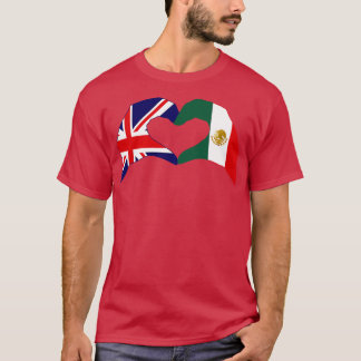 Vi Heart UK Mexico Patriot Flagga Series T Shirt