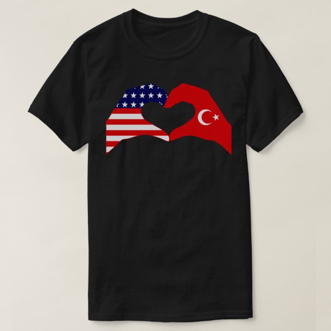 Vi Heart USA, Turkey Patriot Flagga Series T Shirt (Design framsida)