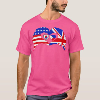 Vi Heart USA UK Sydkorea Filippinerna Patriot Se T Shirt