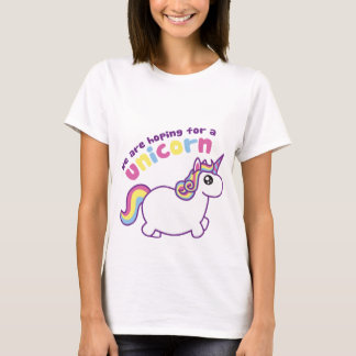 Vi hoppas för en Unicornmoderskapskjorta T Shirt