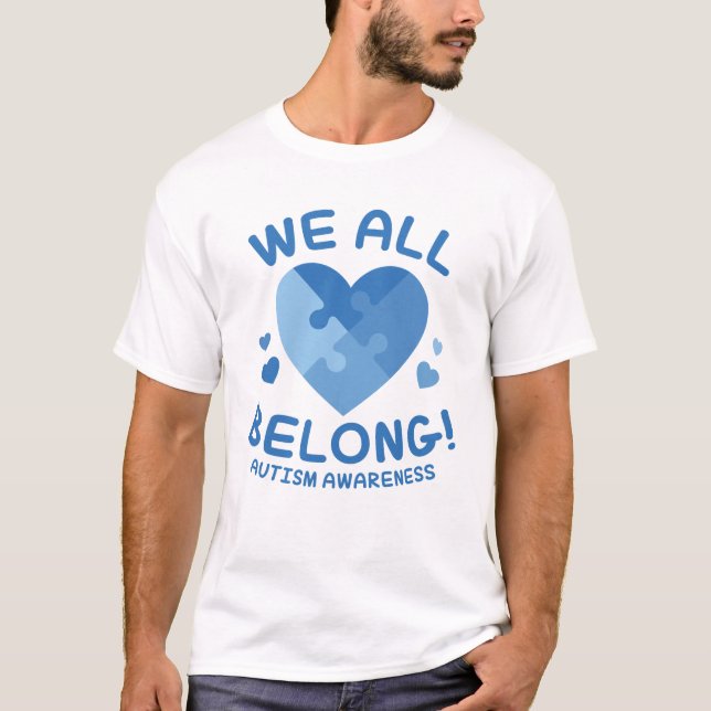 Vi hör alla hemma t shirt (Framsida)