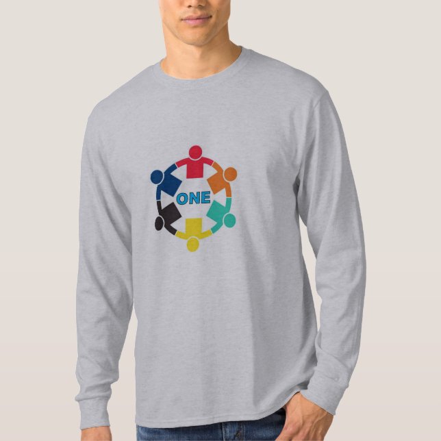 Vi hör ihop herrtröja t shirt (Framsida)