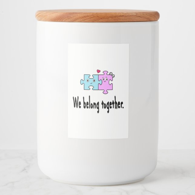 Vi hör ihop mat etikett (Framsida)