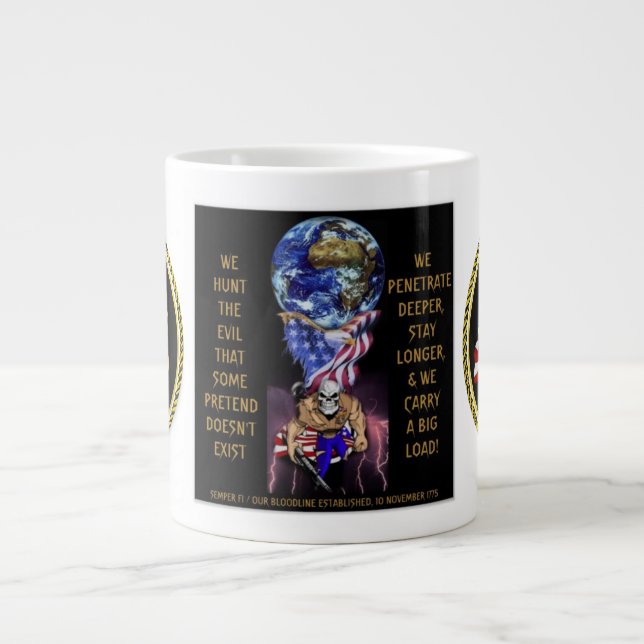 VI HUNDRAR EVIL JUMBO MUGG (Framsidan)