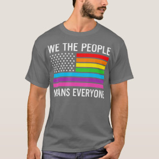 Vi i Elaket Folkets alla Rainbow Gay pride T Shirt