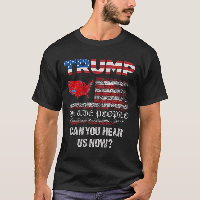 Vi i folket har talat Karta under 2024 års valomgå T Shirt (Framsida)
