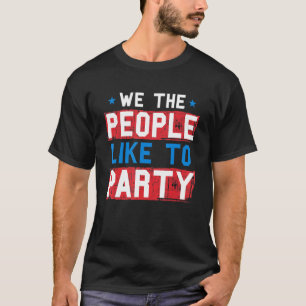 Vi i folket tycker om Party 4:e juli-torget Manar T Shirt