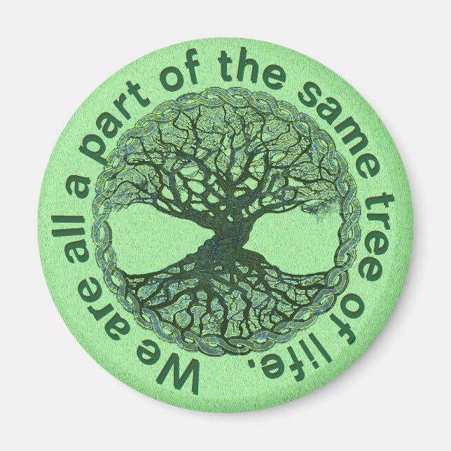 Vi ingår alla i Livets träd Magnet (Framsidan)