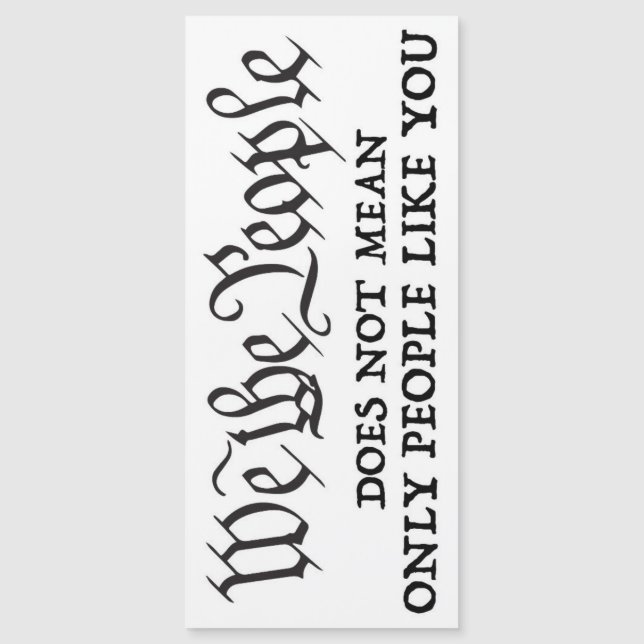 Vi - inte bara som ni - Magnet (Framsida)