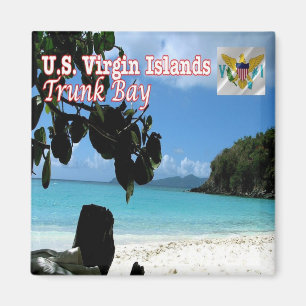 VI - Jungfruöarna - Trunk Bay Magnet