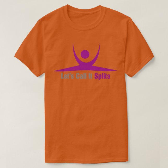 Vi kallar det Splits Abstrakt Hanuman Asana Stil S T Shirt (Design framsida)