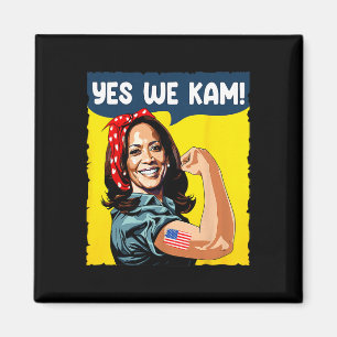 Vi Kam Rosie The Riveter För President Kamala Harr Magnet