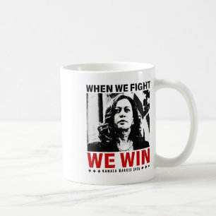 Vi kämpar mot Kamala Harris 2024 för USA:s preside Kaffemugg
