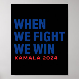 Vi kämpar mot president 2024 V Poster