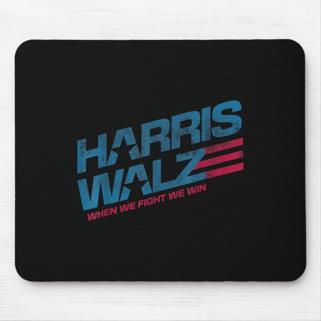 Vi kämpar mot Win Kamala Harris Cat Dam Boho Musmatta (Framsidan)