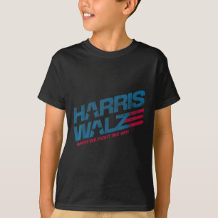 Vi kämpar mot Win Kamala Harris Cat Dam Boho T Shirt