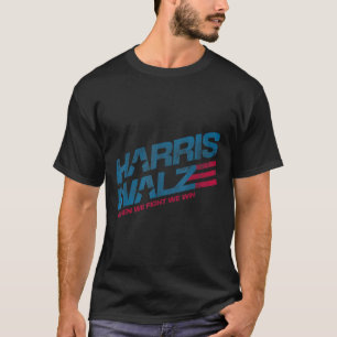 Vi kämpar mot Win Kamala Harris Cat Dam Boho T Shirt