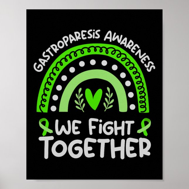 Vi kämpar tillsammans _ Gastroparesis Awareness Co Poster (Framsidan)