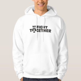 Vi kämpar tillsammans - "Hope Fight Cure Cancer" Hoodie
