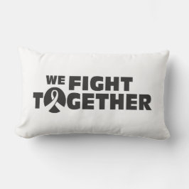 Vi kämpar tillsammans - "Hope Fight Cure Cancer" Lumbarkudde