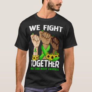 Vi kämpar tillsammans med den SPINALA SKADESTÅNDSM T Shirt