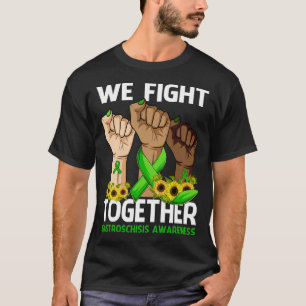 Vi kämpar tillsammans med GASTROSCHISIS MEDVETENHE T Shirt