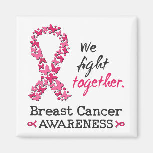 Vi kämpar tillsammans mot bröstcancer magnet