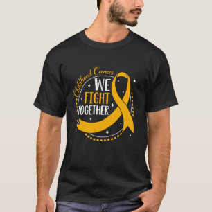 Vi kämpar tillsammans mot medvetenheten om cancer  t shirt