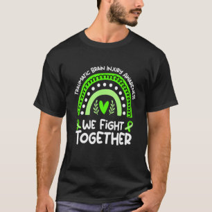 Vi kämpar tillsammans mot traumatiska hjärnskador t shirt