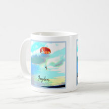 Vi kan alla röra vid himlar, fallskärmsarbete, dit