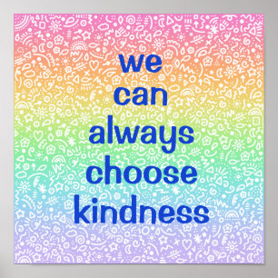 Vi kan alltid Poster indness Rainbow