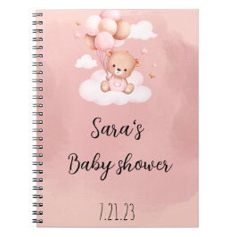 Vi kan bearly Wait Girl Baby Shower Anteckningsbok