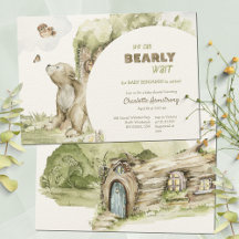 Vi kan bearly Wait Woodland Baby Shower