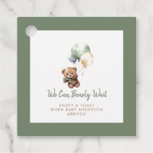 Vi kan bockra Nalle Ballon Baby Shower