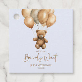 Vi kan boho Nalle Baby Shower Gåvor Etiketter