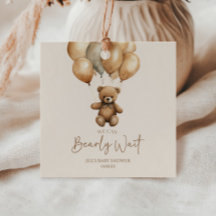 Vi kan boho Nalle Baby Shower