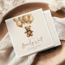 Vi kan boho Nalle Baby Shower